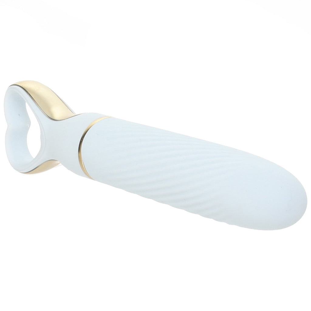 Délice Heart Throb Bullet Vibe in Something Blue Vibrators > Bullet and Egg Vibrators - Tophatter Daily Deals